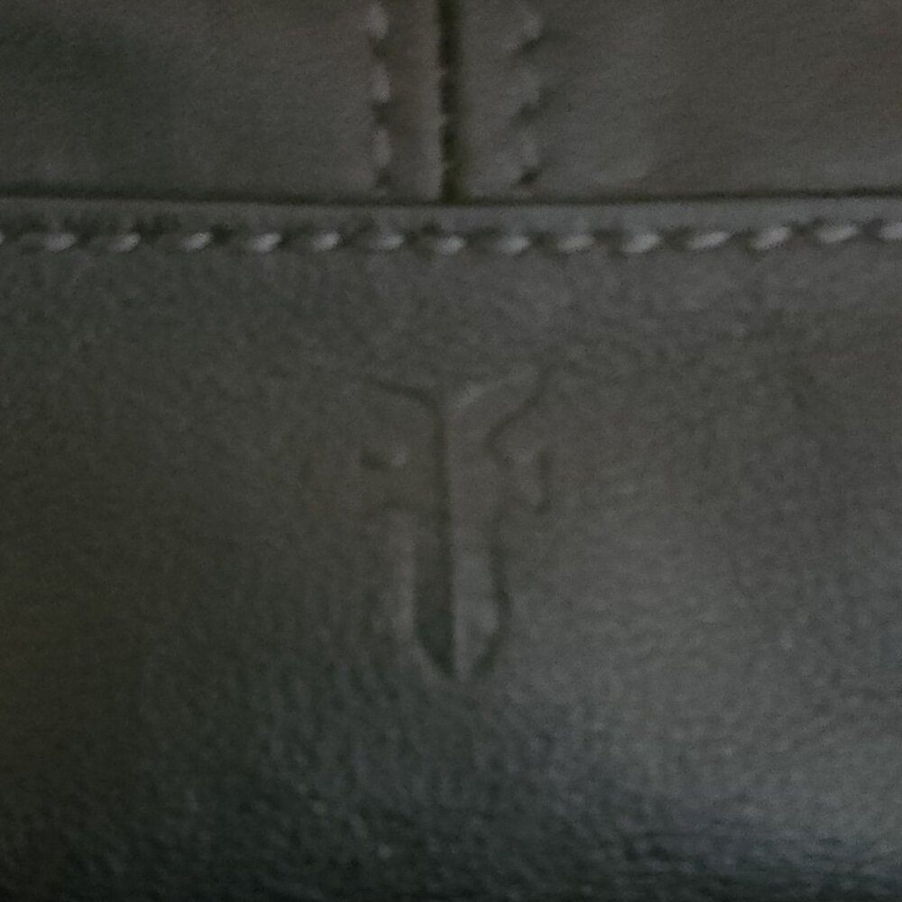 FRYE Black Leather Large Tote Shoulder Bag - Picture 3 of 10